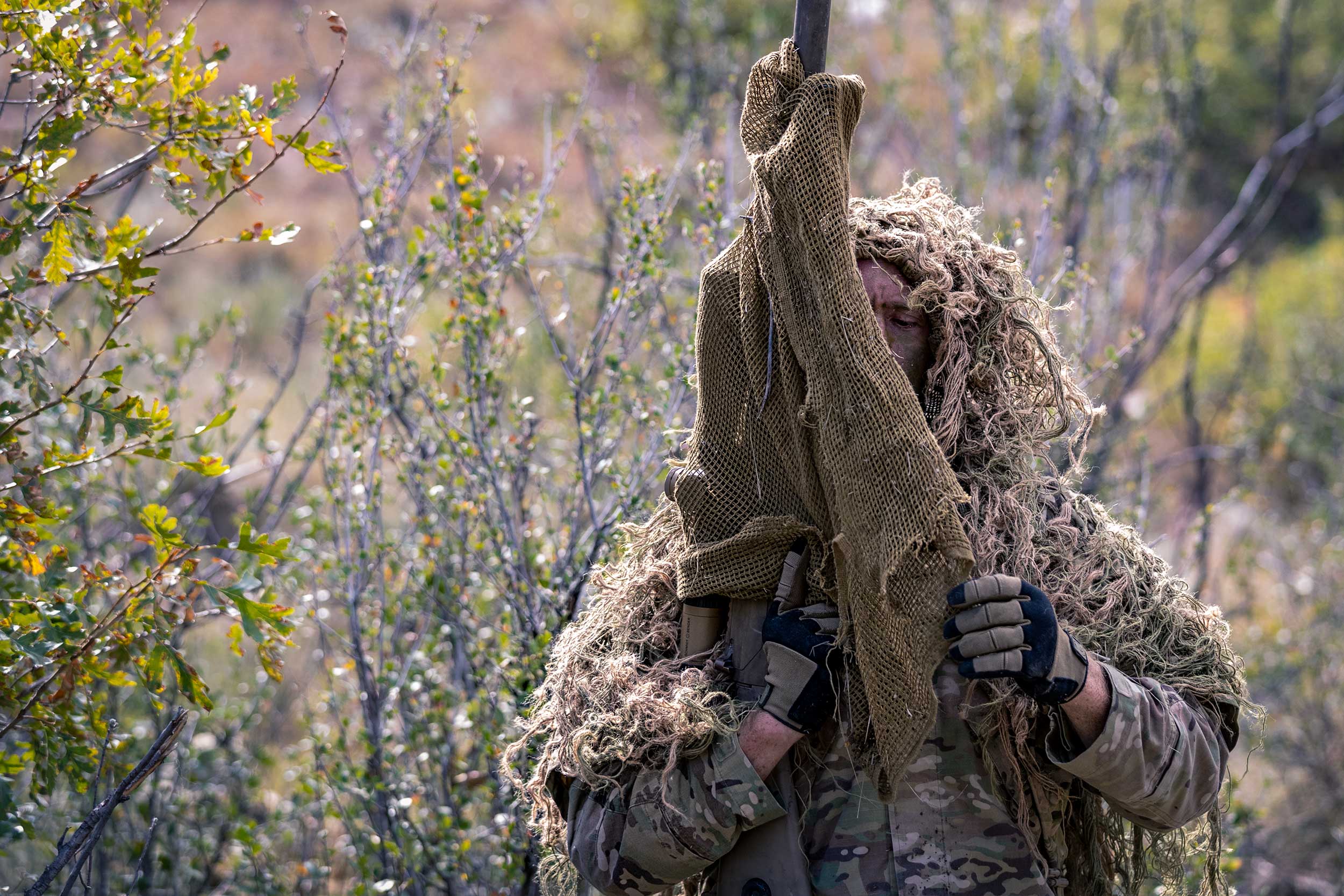 US Army Sniper with Rifle