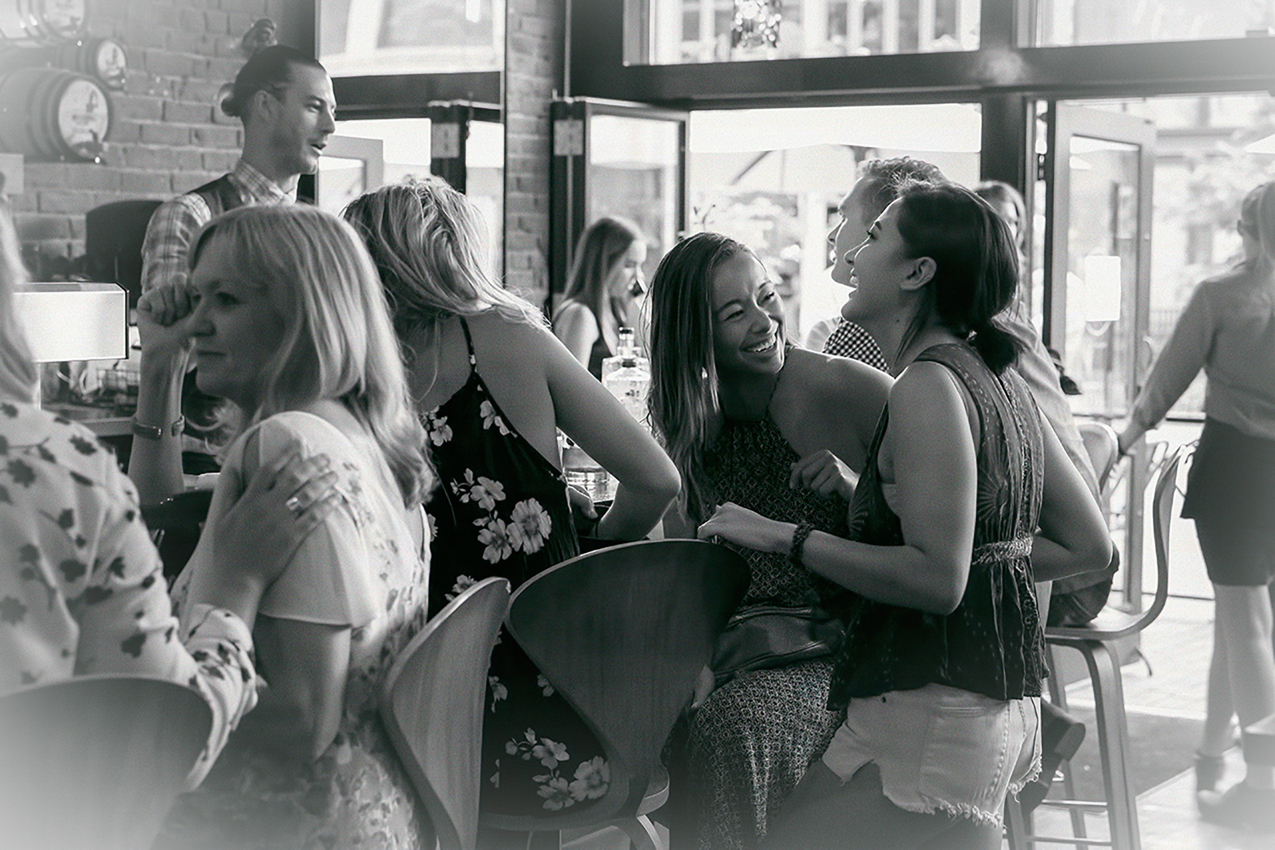 Women enjoying a drink in a bar for Japango